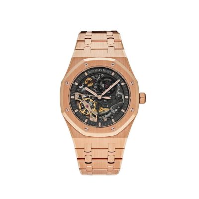 Audemars Piguet Royal Oak 15407OR.OO.1220OR.01 Double Balance Wheel Openworked Rose Gold