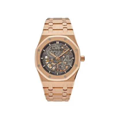 Audemars Piguet Royal Oak 16204OR.OO.1240OR.03 Openworked 'Jumbo' Extra-Thin Rose Gold