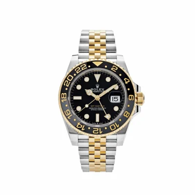Rolex GMT-Master II 126713GRNR Stainless Steel Yellow Gold Black Dial Jubilee (2024)