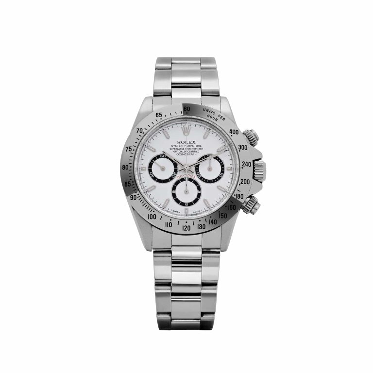 Rolex Daytona 16520 Zenith Stainless Steel White Dial