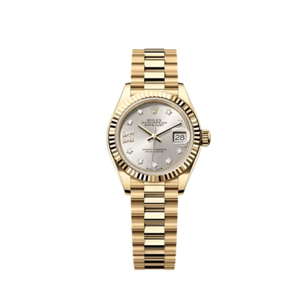 rolex-datejust-28-279178-ladies-yellow-gold-silver-diamond-dial-2021-rolex-1190767135